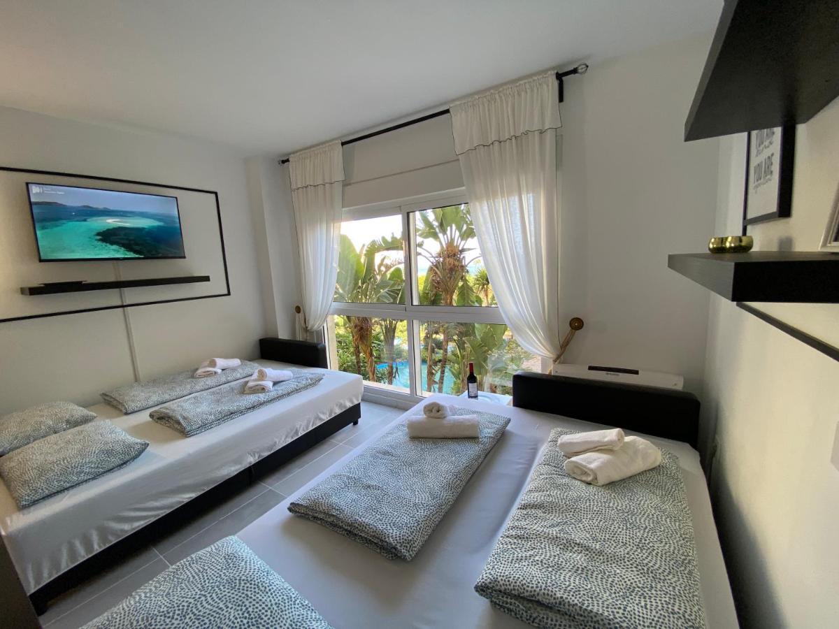 Modern Sea View Studio In Benal Beach Benalmádena Eksteriør billede